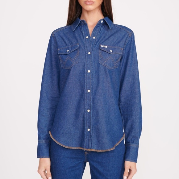 Wrangler x Staud The Western Shirt - Picture 2 of 5